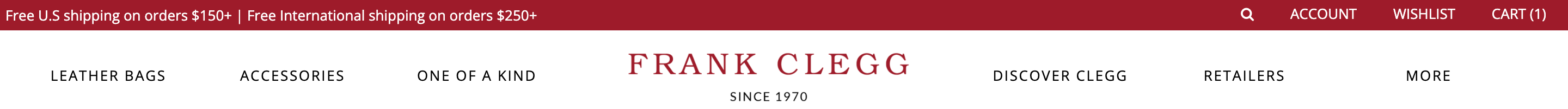 Frank Clegg Leatherworks Returns & Exchanges